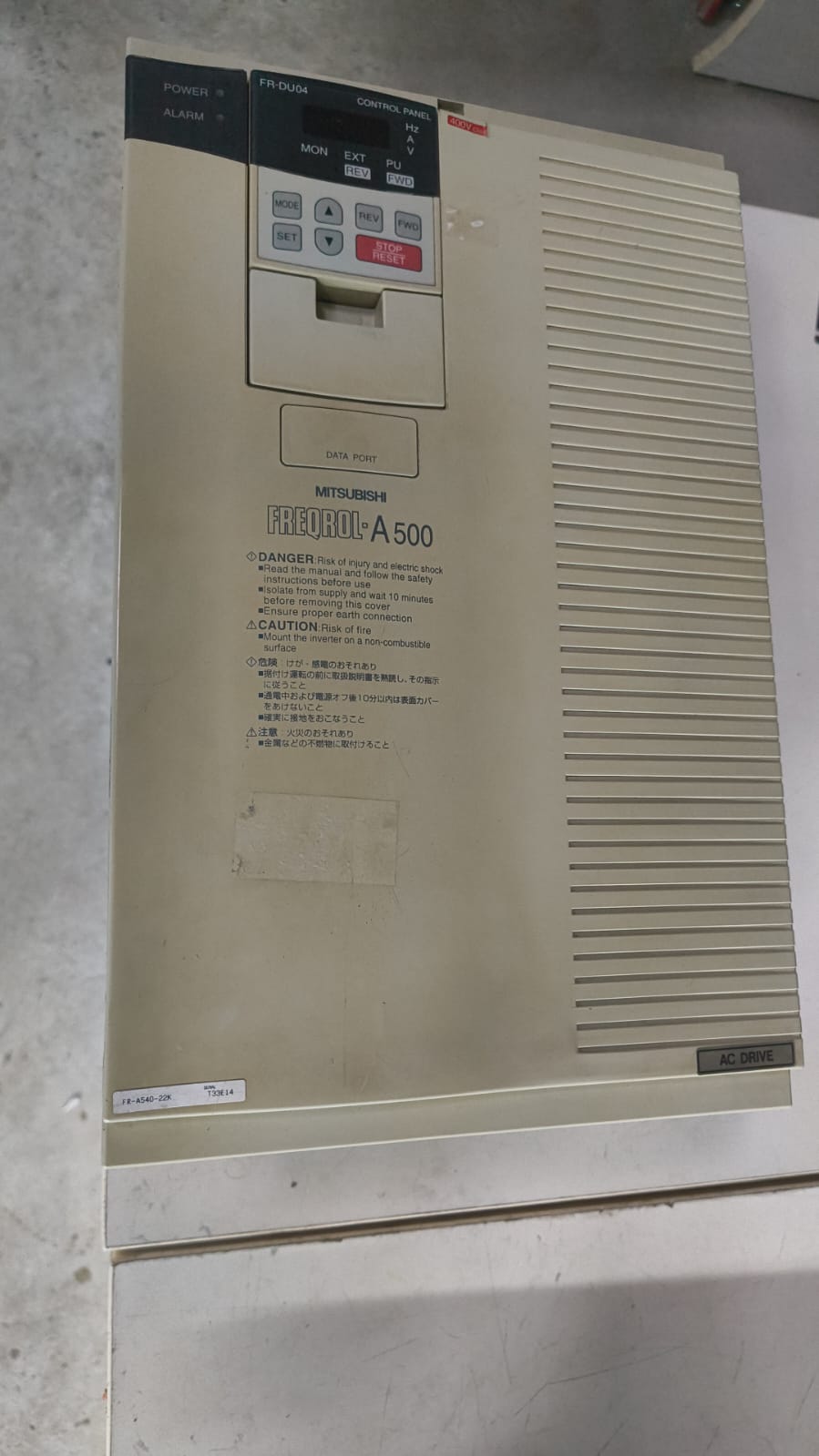 Mitsubishi FREQROL VFD repair Bangalore - NewTech Electronics Services